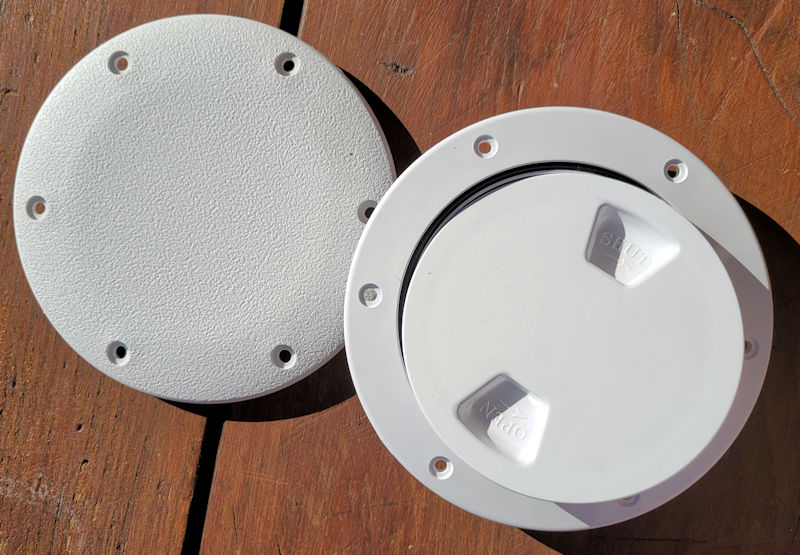Inspection posrts and cover plates